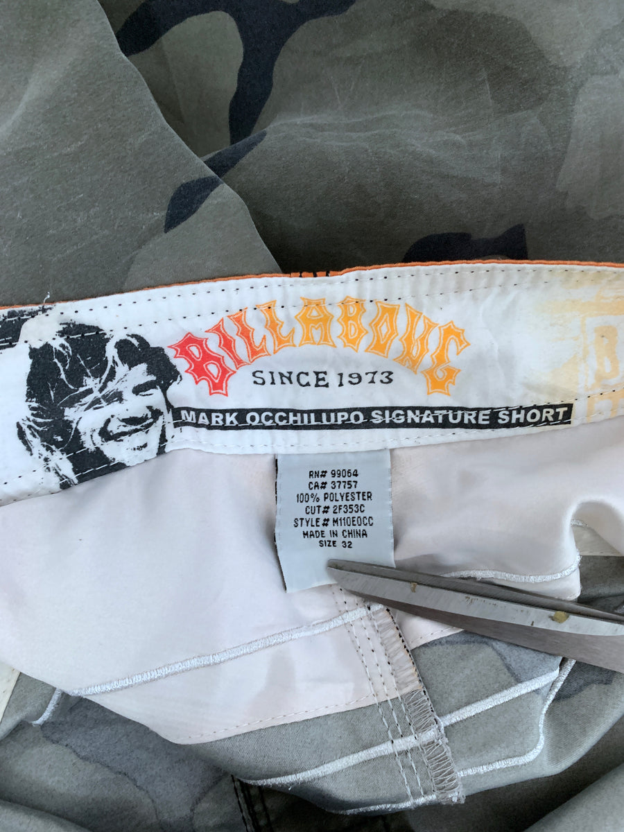 CAMO Y2K BILLABONG MARK OCCHILUPO SIGNATURE BOARDIES - W32