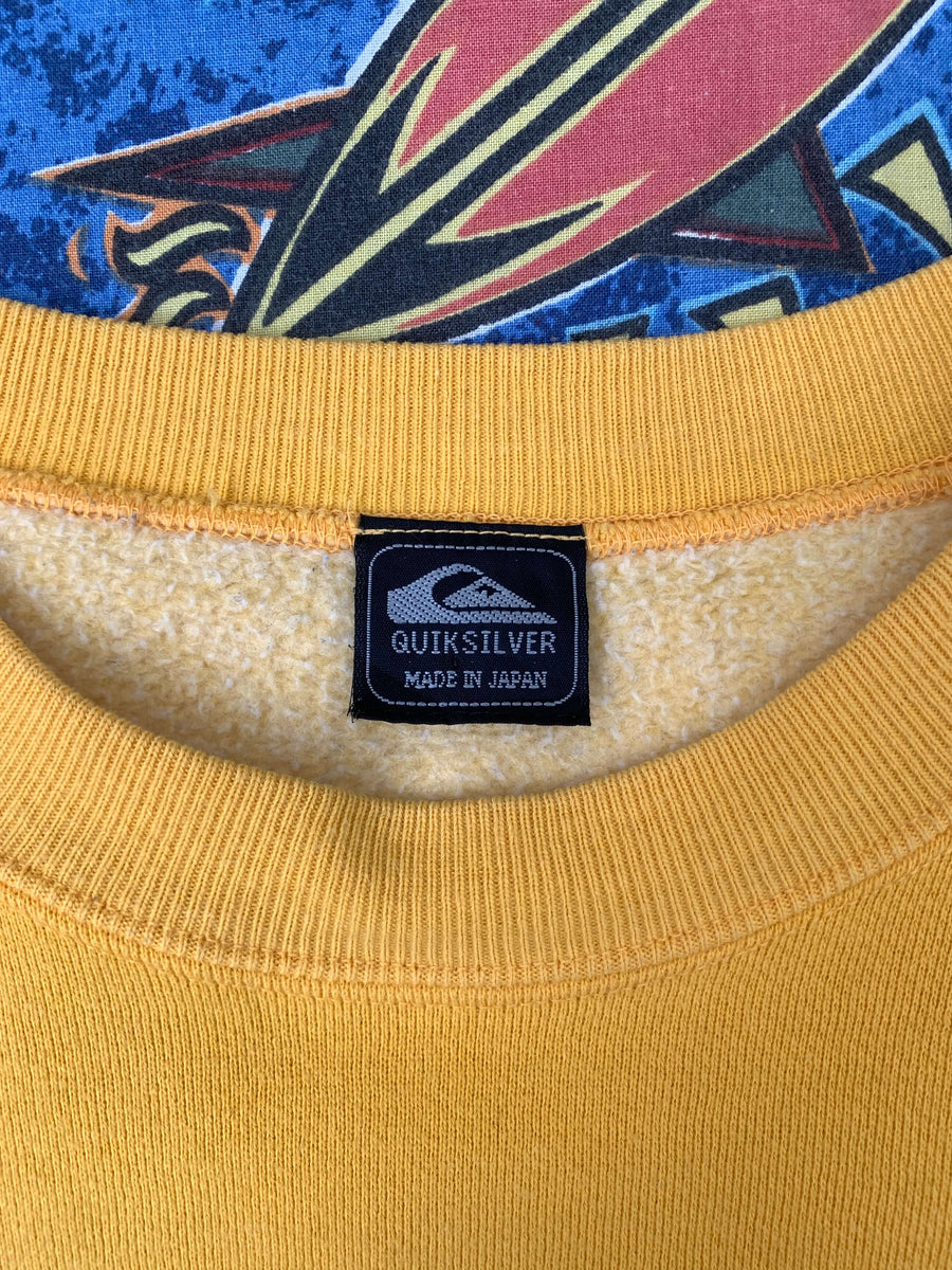 LATE 90S QUIKSILVER 'FOR HUMANS WHO'D RATHER RIDE' CREWNECK