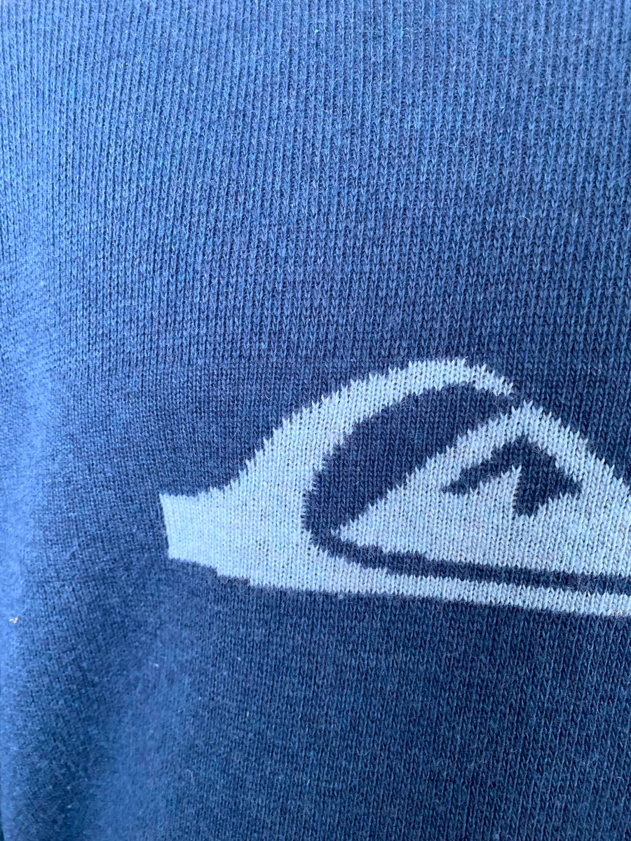 RARE VINTAGE QUIKSILVER LOGO KNIT - L/XL