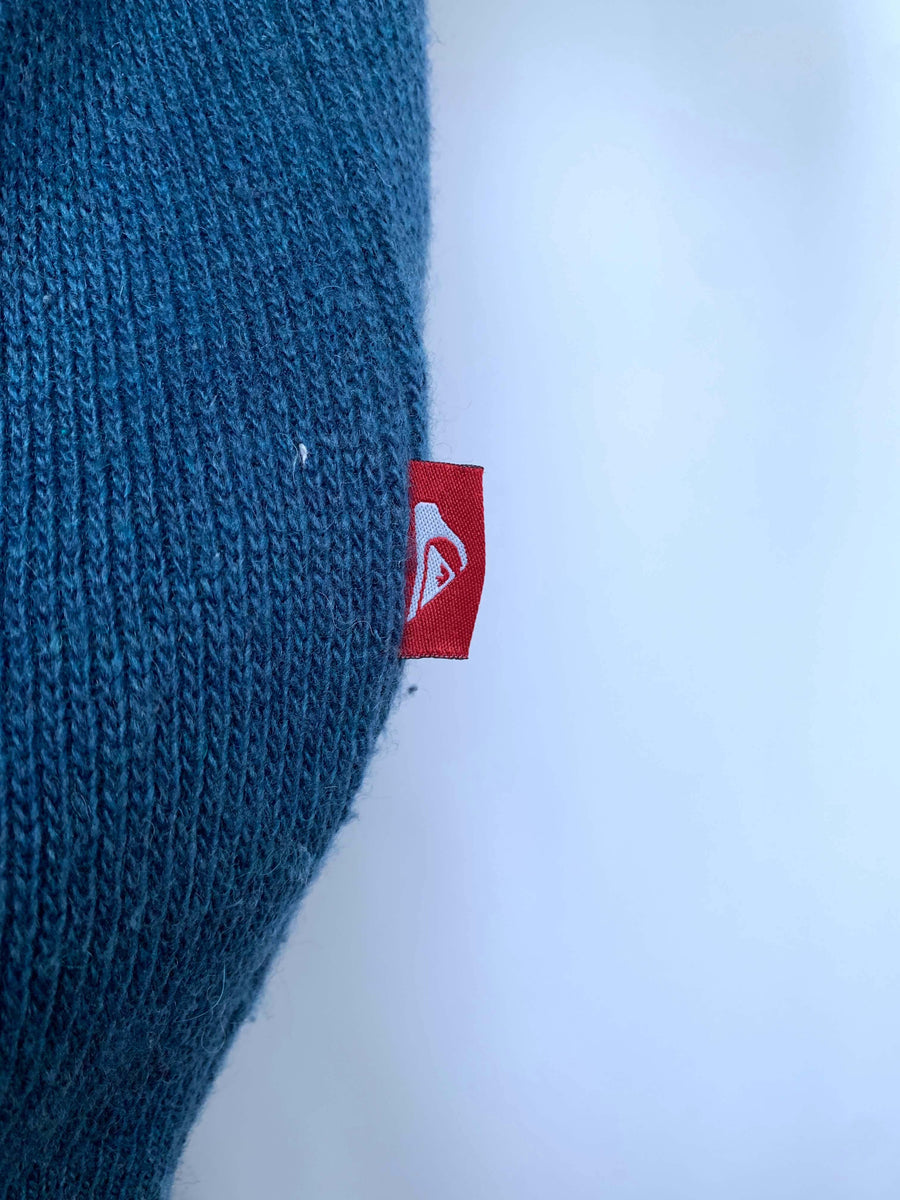 RARE VINTAGE QUIKSILVER LOGO KNIT - L/XL