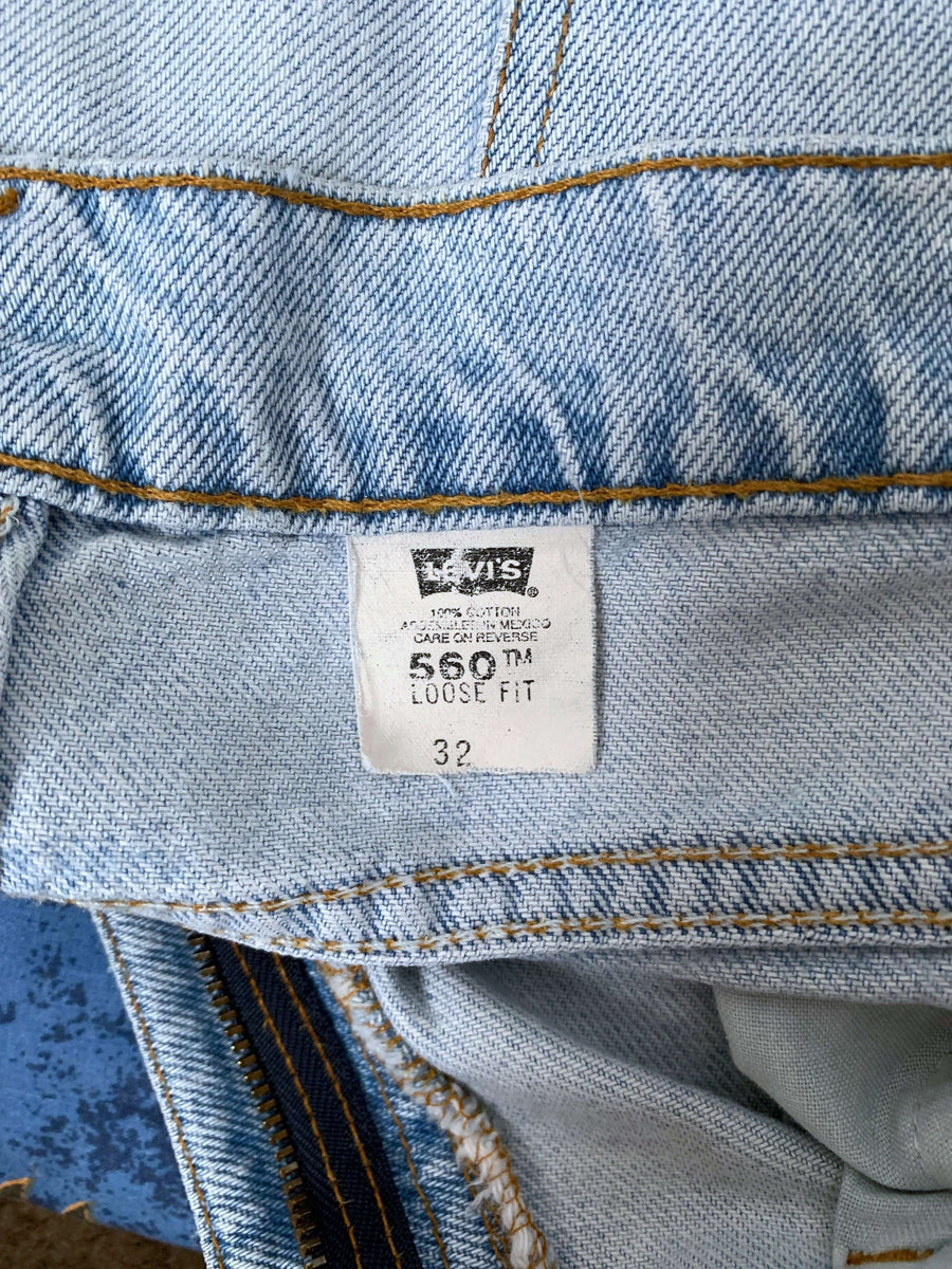 FADED VINTAGE LEVI'S ORANGE TAB JORTS - W31/32