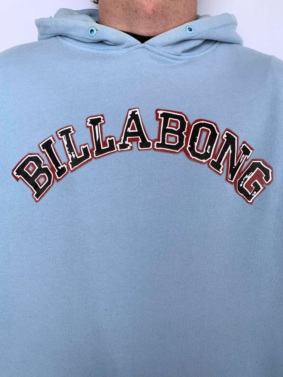 VINTAGE BILLABONG BIG SPELLOUT HOODIE - XL