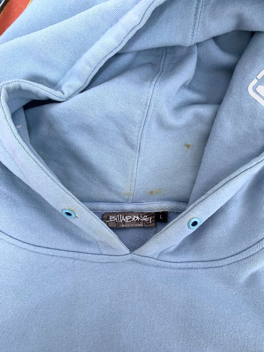 VINTAGE BILLABONG BIG SPELLOUT HOODIE - XL