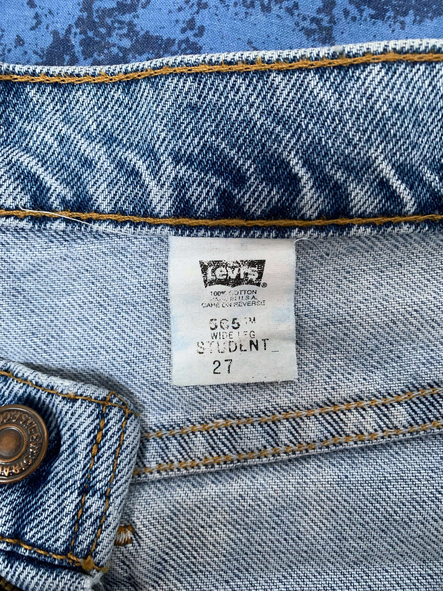 FADED VINTAGE LEVI'S ORANGE TAB JORTS - W27