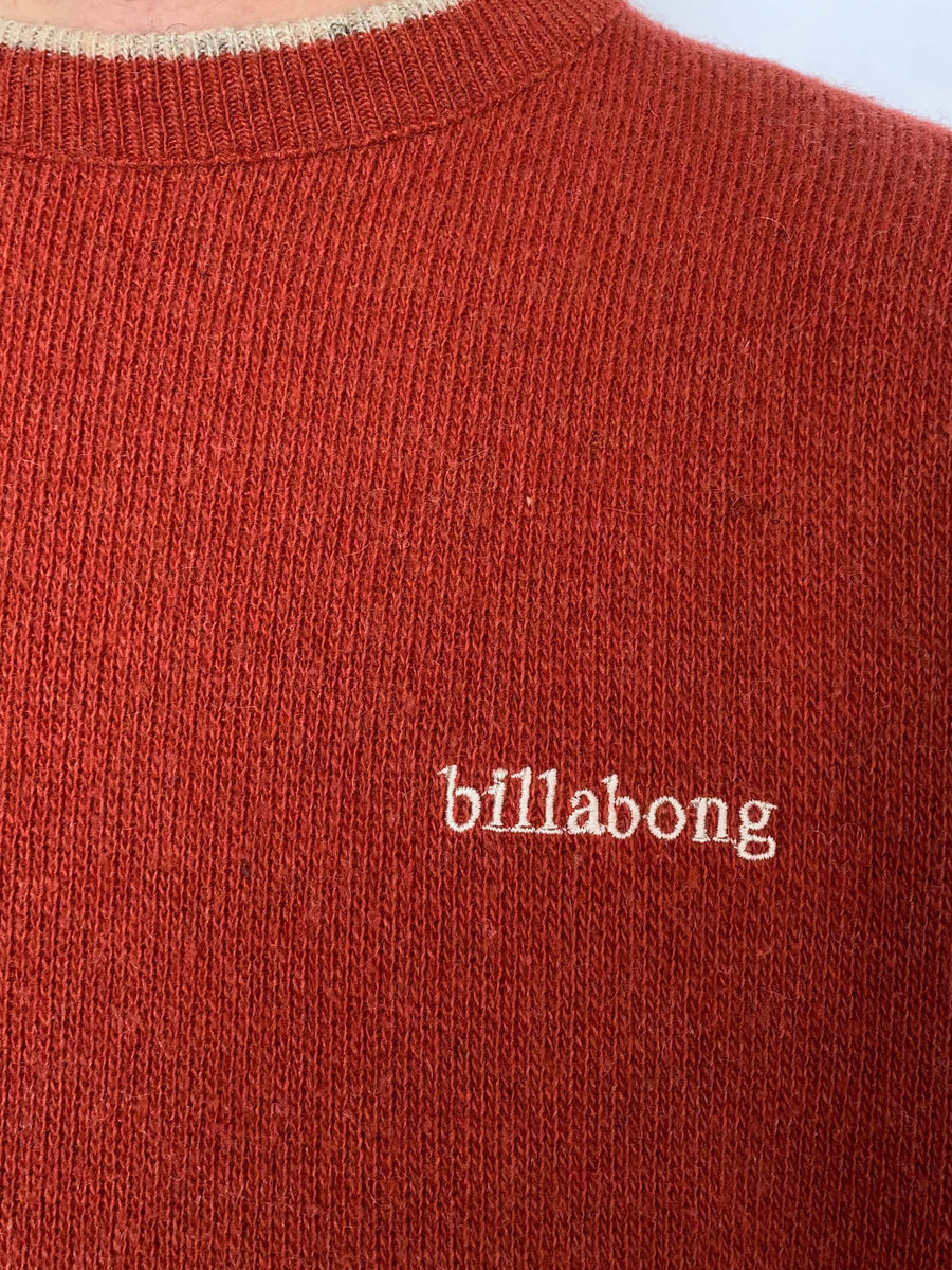 VINTAGE BILLABONG EMBROIDERED KNIT - M
