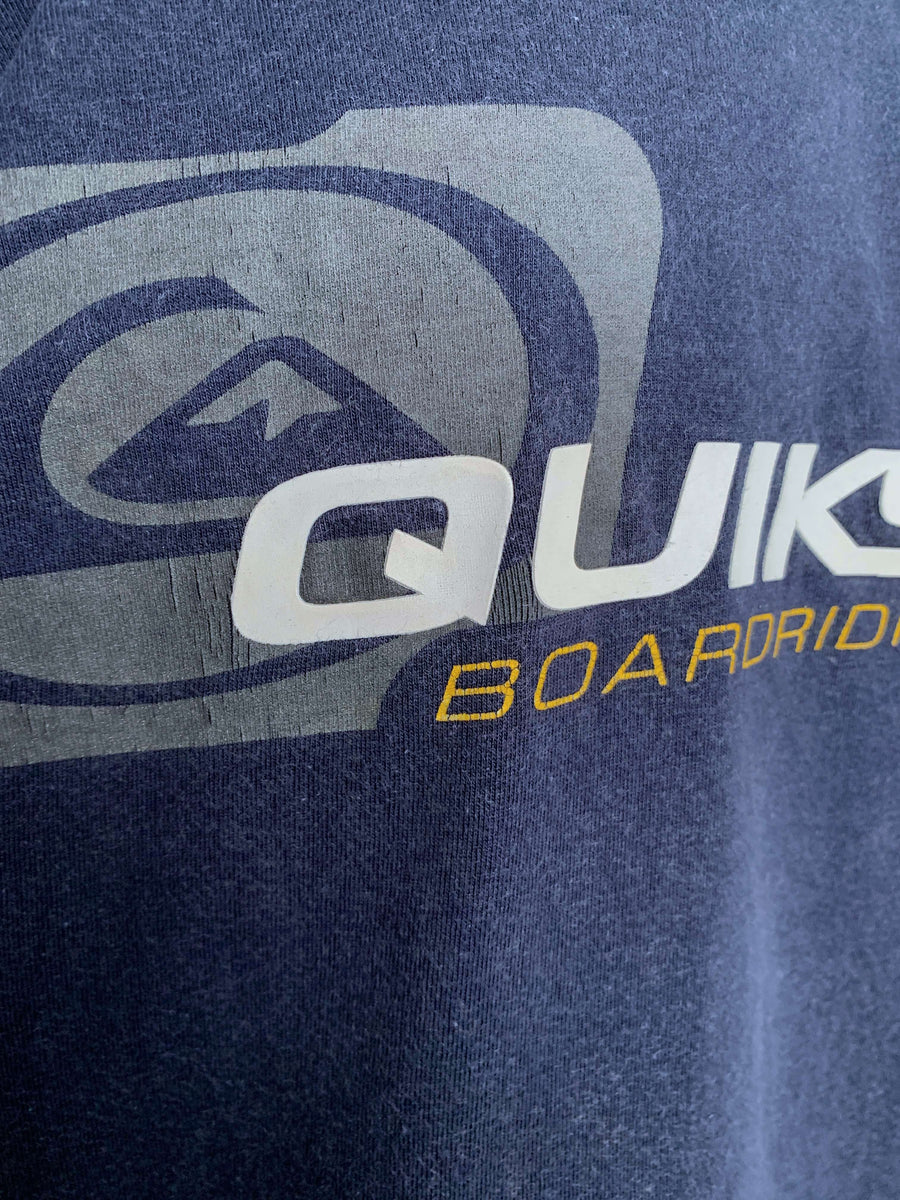 FADED VINTAGE QUIKSILVER GRAPHIC TEE - L