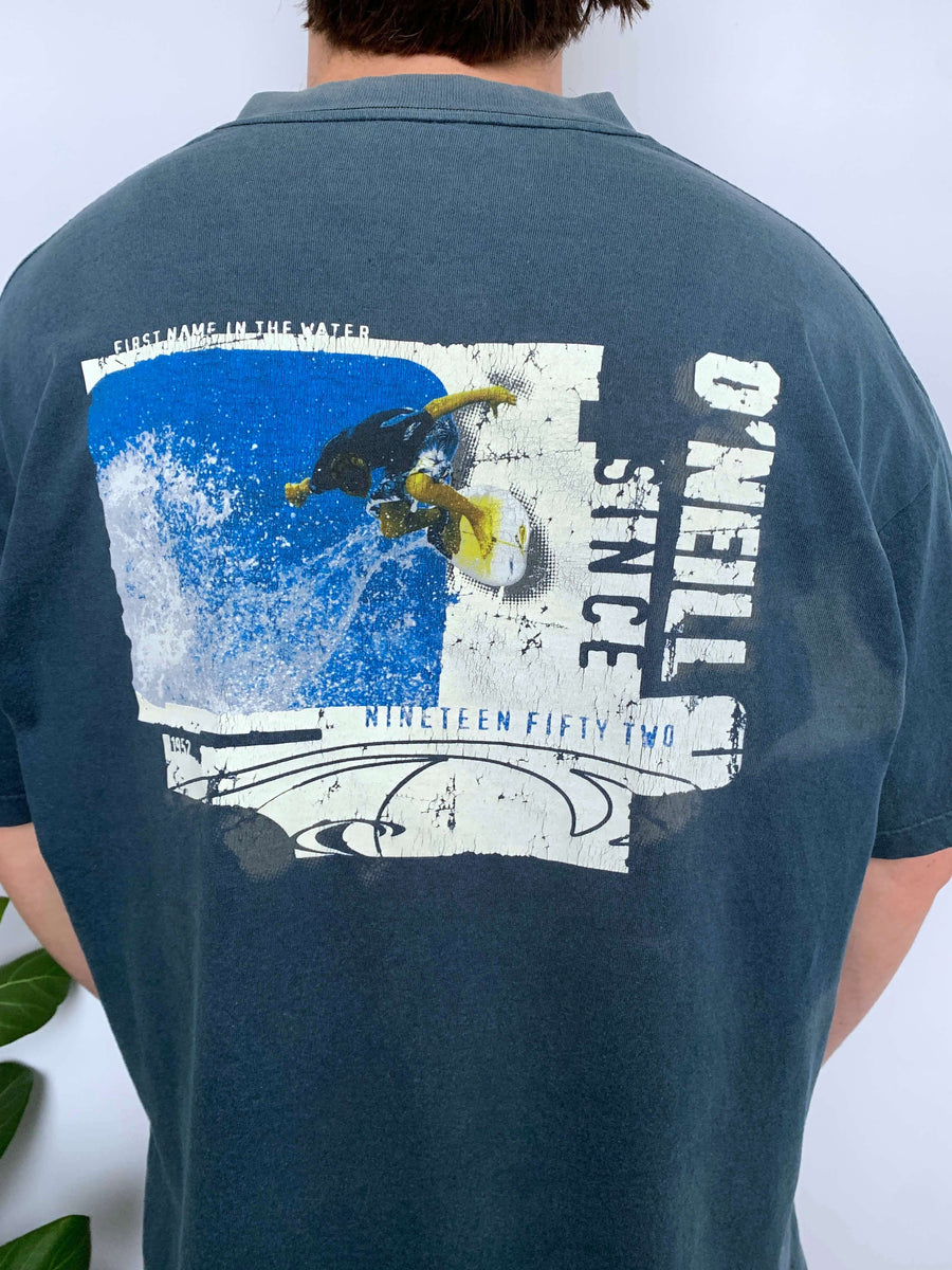 VINTAGE O'NEILL SURFER GRAPHIC TEE - L/XL