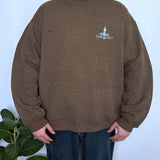 CHOCOLATE VINTAGE LOCAL MOTION GRAPHIC CREWNECK - L/XL