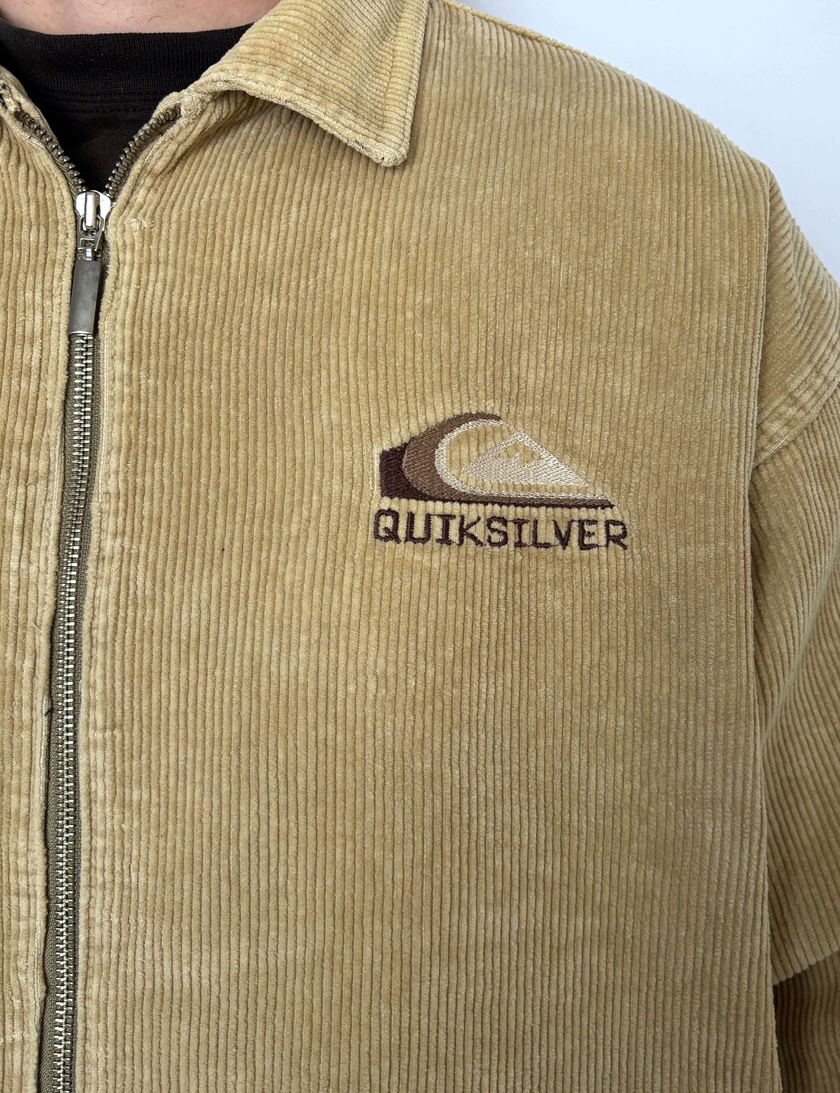 VINTAGE QUIKSILVER CORDUROY JACKET - L