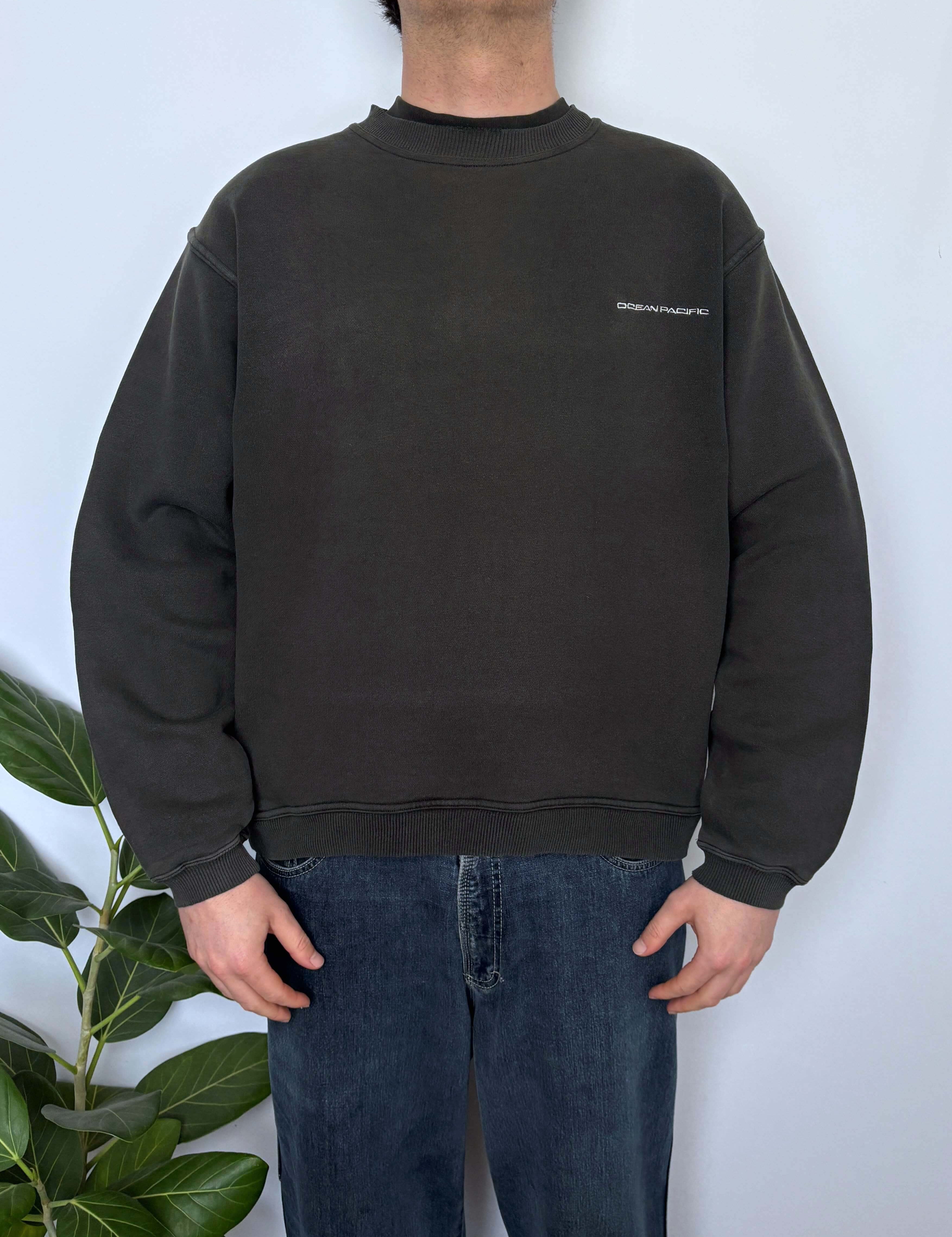 FADED VINTAGE OCEAN PACIFIC CREWNECK - M
