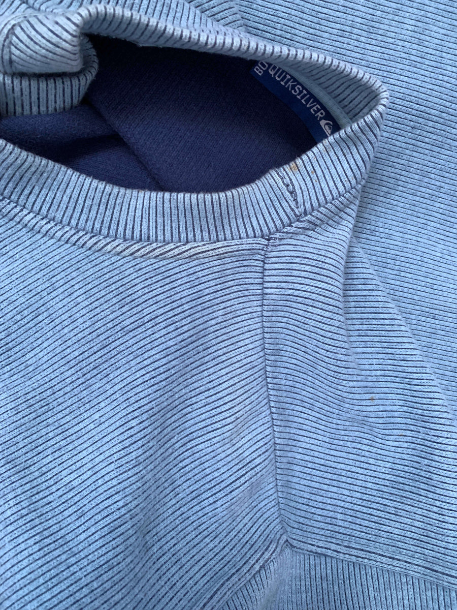 VINTAGE QUIKSILVER RIBBED CREWNECK - 8