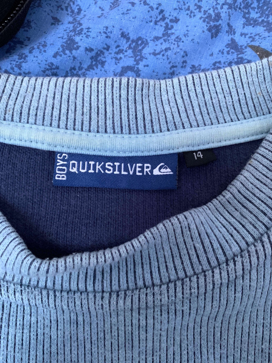 VINTAGE QUIKSILVER RIBBED CREWNECK - 8