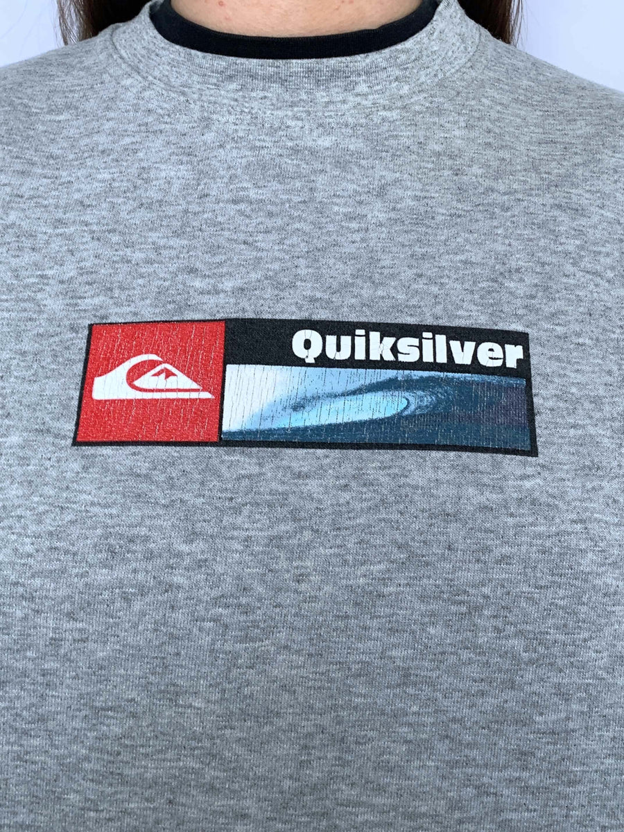 VINTAGE QUIKSILVER FRONT HIT CREWNECK - 8