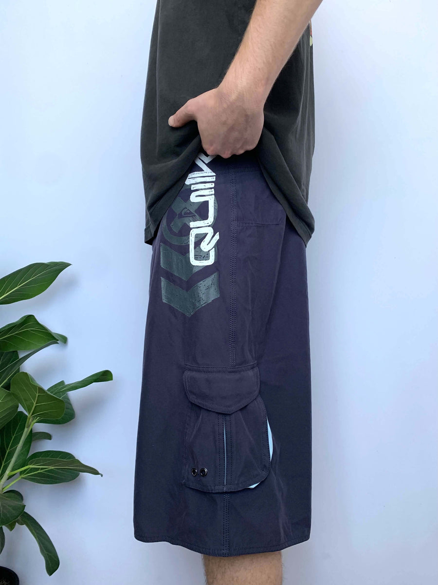 Y2K QUIKSILVER CARGO BOARDIES - W36