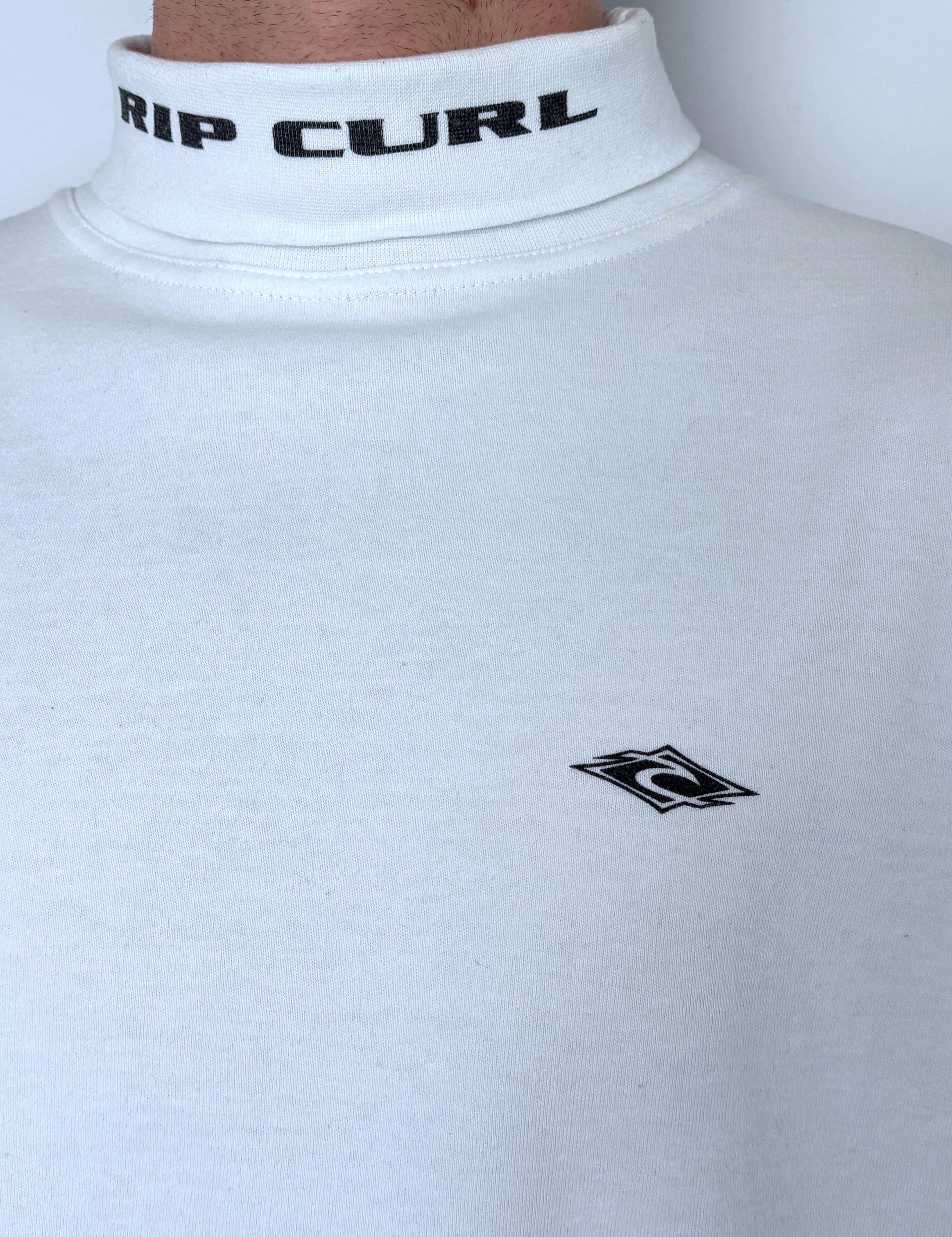 VINTAGE RIP CURL SPELLOUT TURTLNECK - M