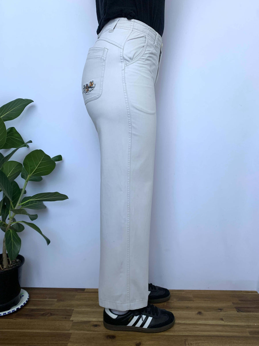 VINTAGE RIP CURL EMBROIDERED PANTS - W28/29