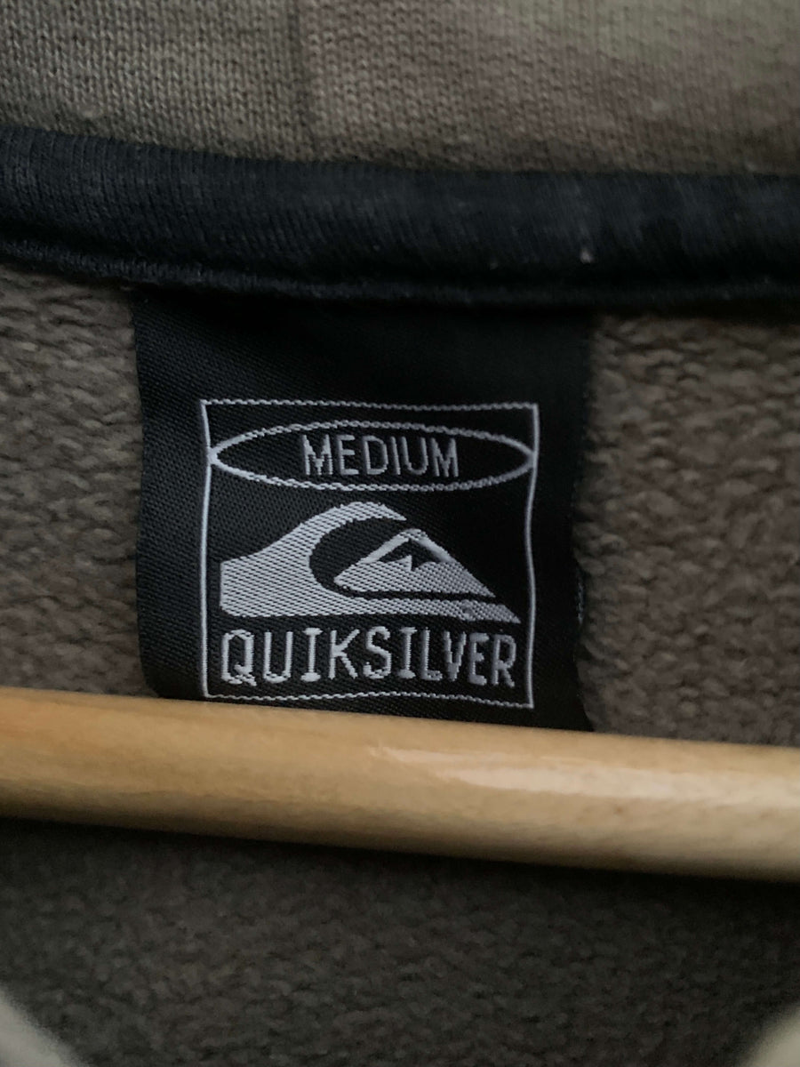 VINTAGE QUIKSILVER TWO-TONE HOODIE - S