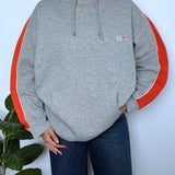 VINTAGE QUIKSILVER TWO-TONE HOODIE - S