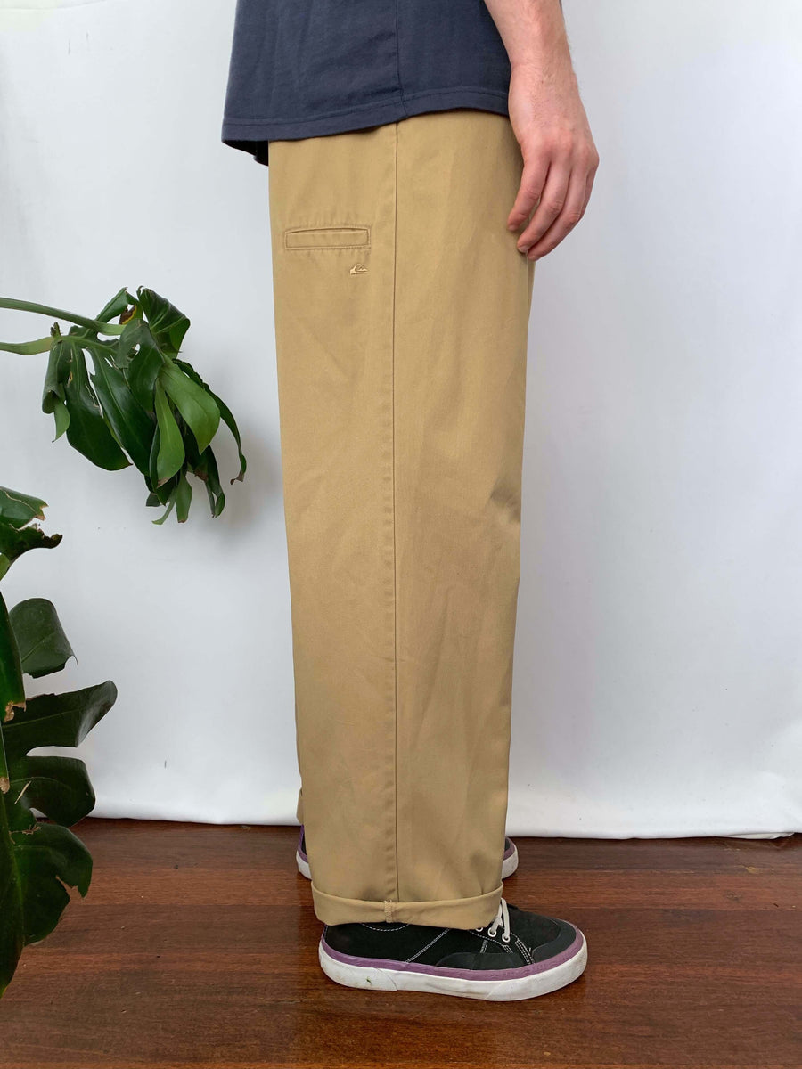 VINTAGE QUIKSILVER CARPENTER POCKET PANTS - W36