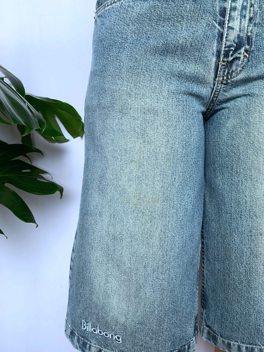 VINTAGE BILLABONG EMBROIDERED JORTS - W28/29
