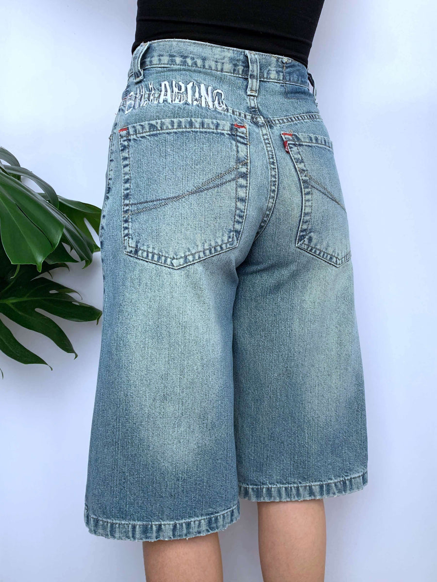 VINTAGE BILLABONG EMBROIDERED JORTS - W28/29