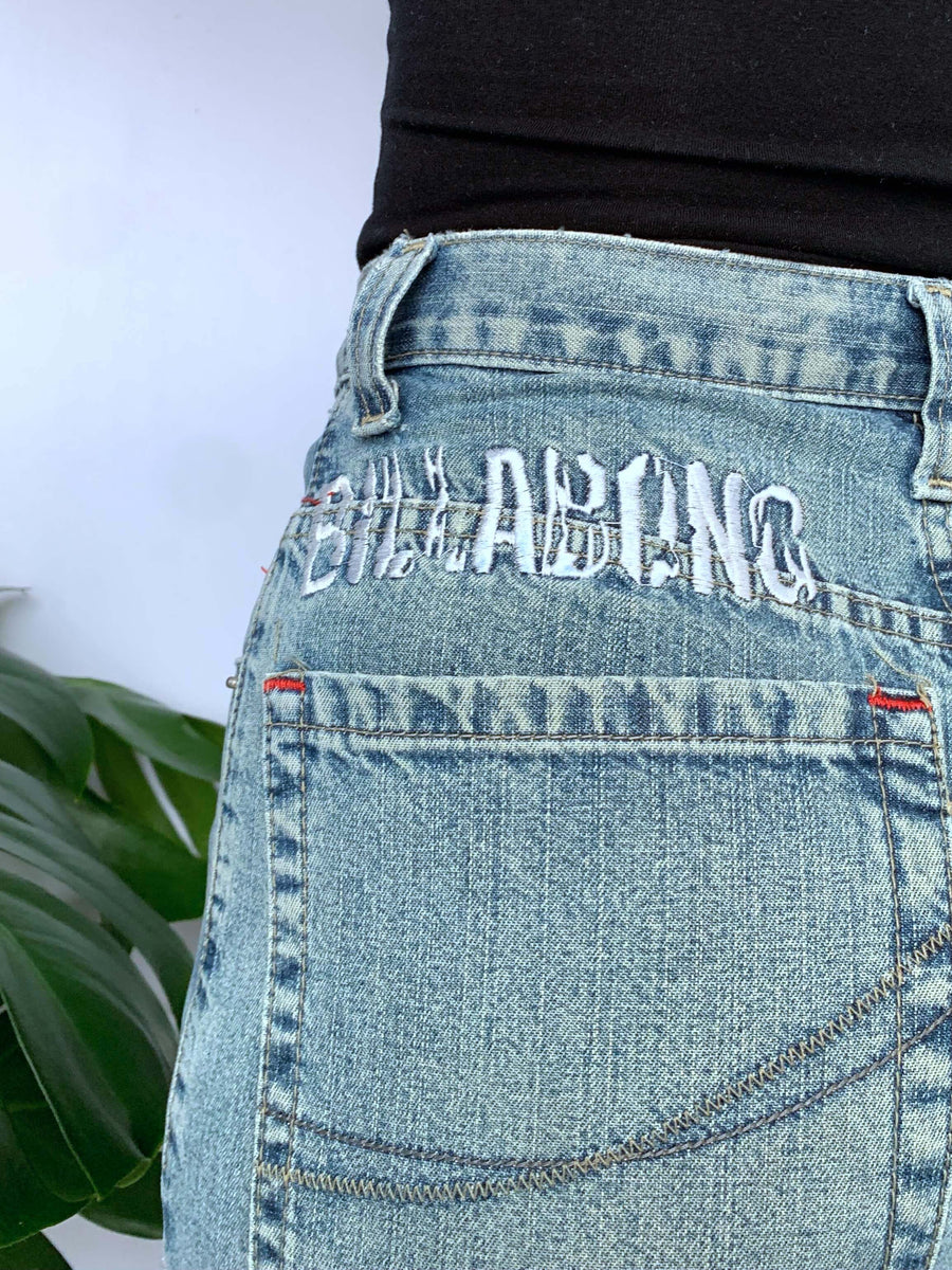 VINTAGE BILLABONG EMBROIDERED JORTS - W28/29