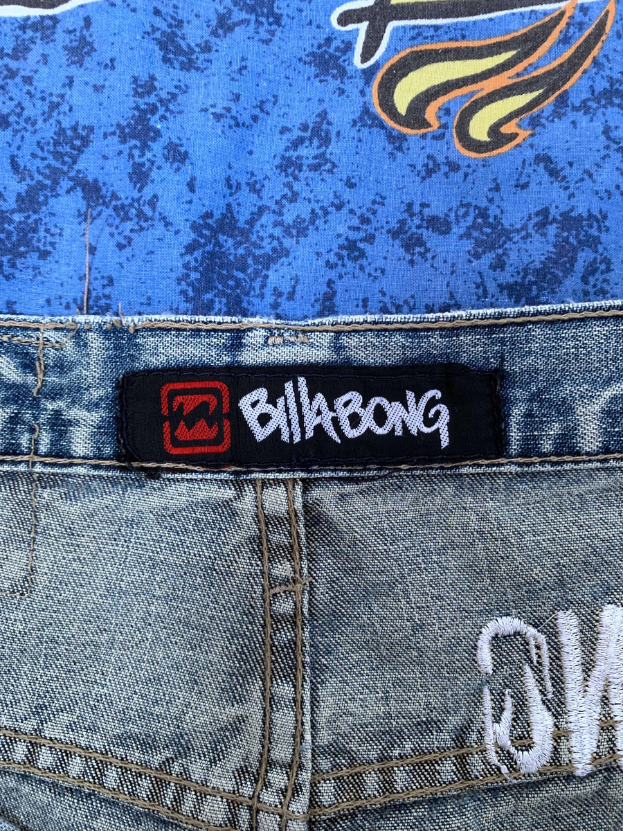 VINTAGE BILLABONG EMBROIDERED JORTS - W28/29