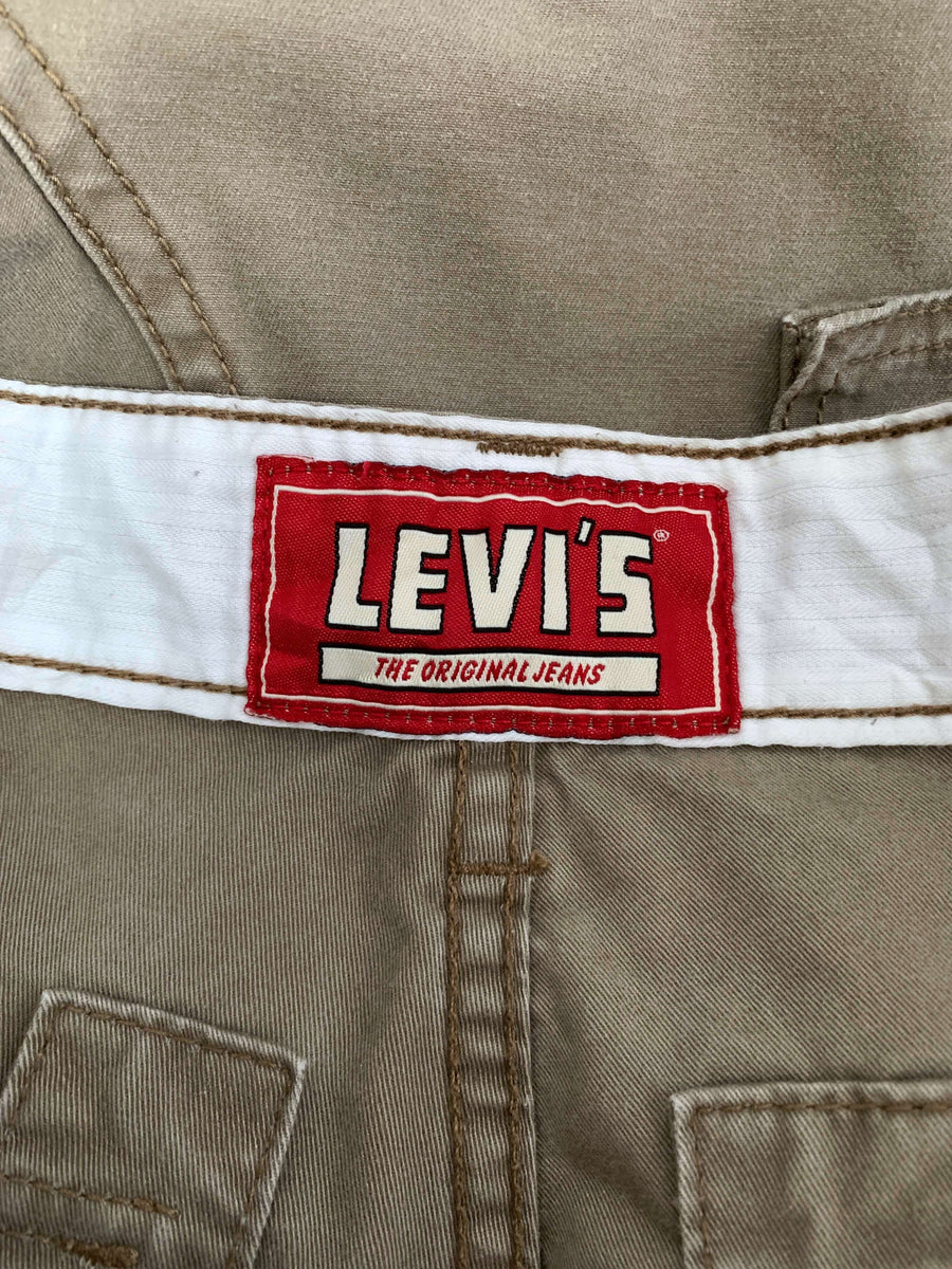 BAGGY LEVIS DOUBLE KNEE CARGO SHORTS - W34/35