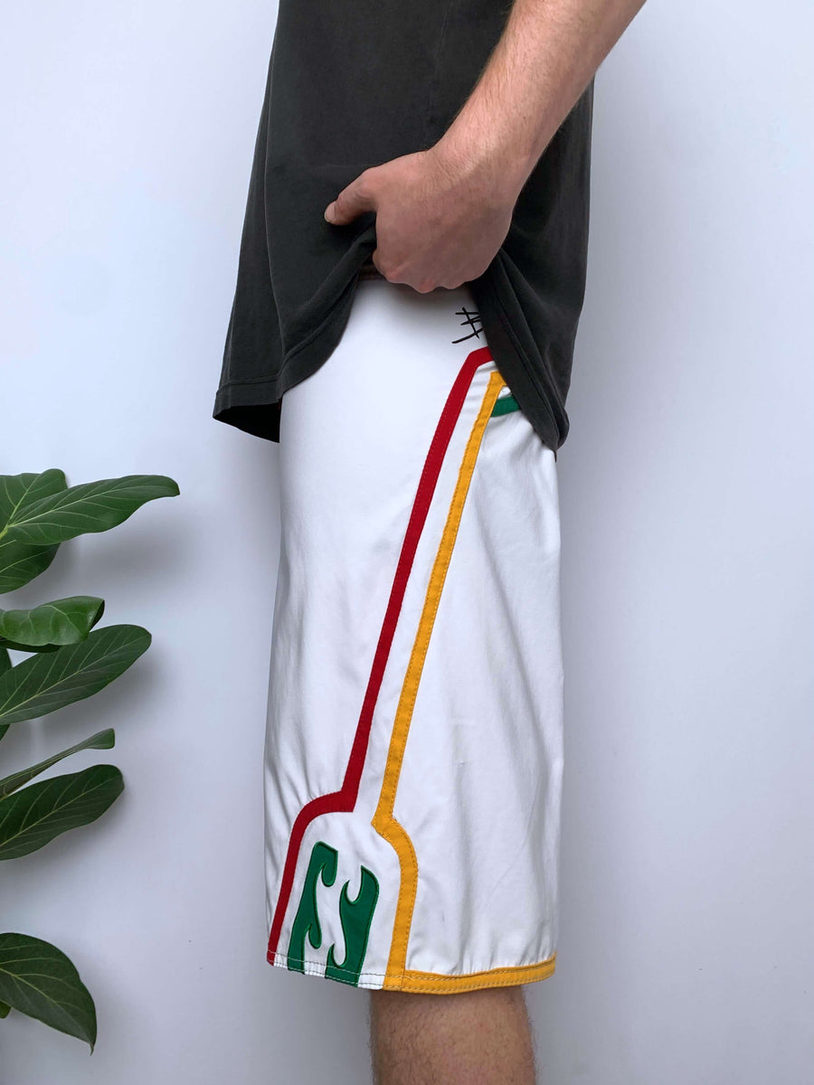 BAGGY Y2K BILLABONG LOGO BOARDIES - W32