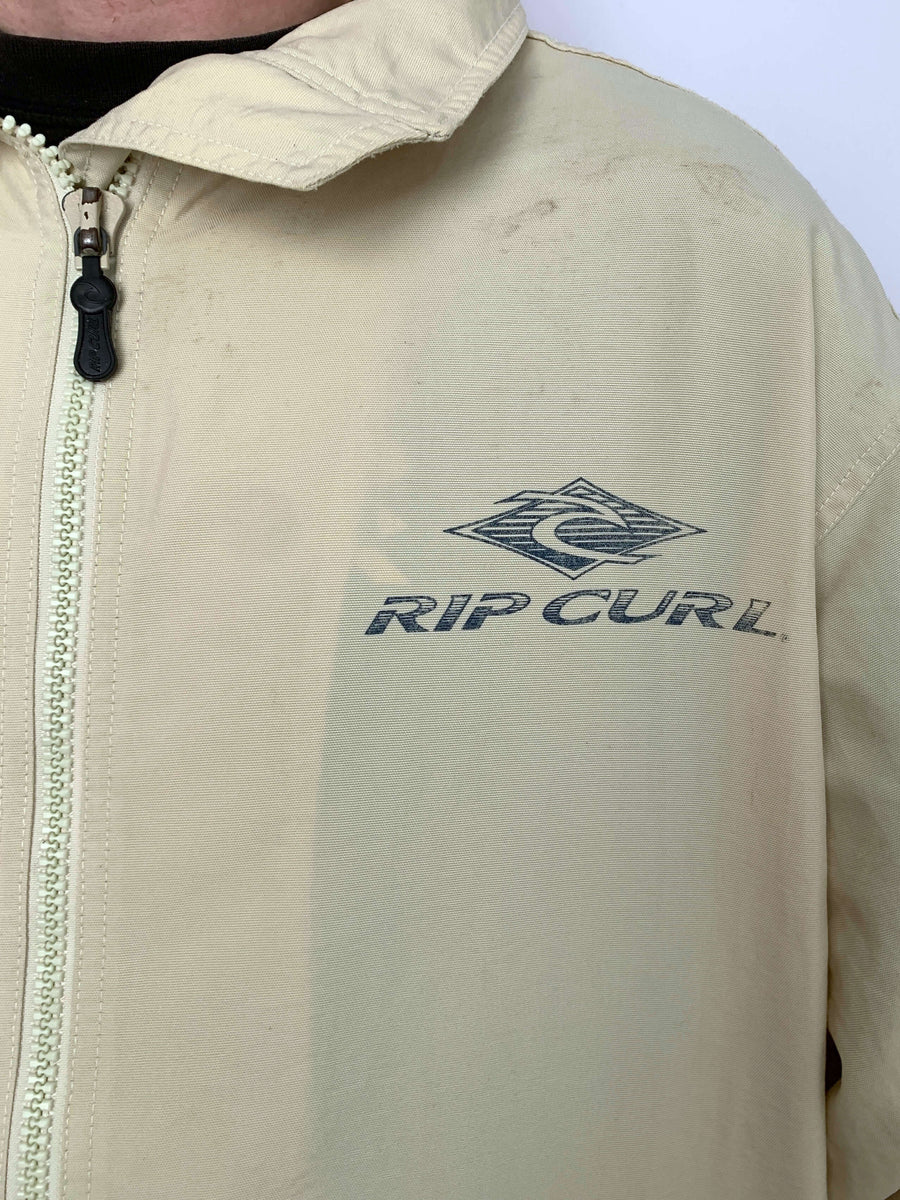 90S RIP CURL BIG GRAPHIC SPRAY JACKET - XL