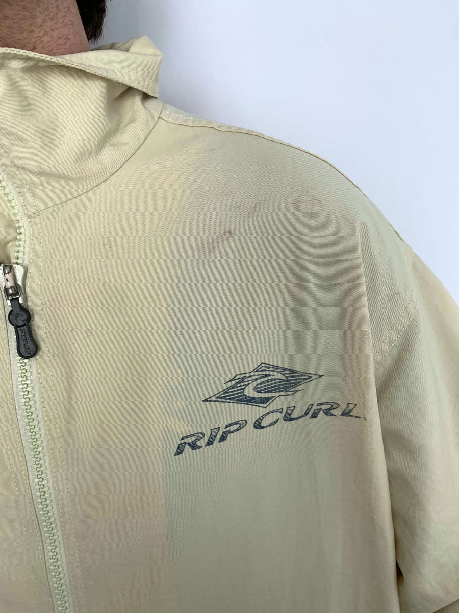 90S RIP CURL BIG GRAPHIC SPRAY JACKET - XL