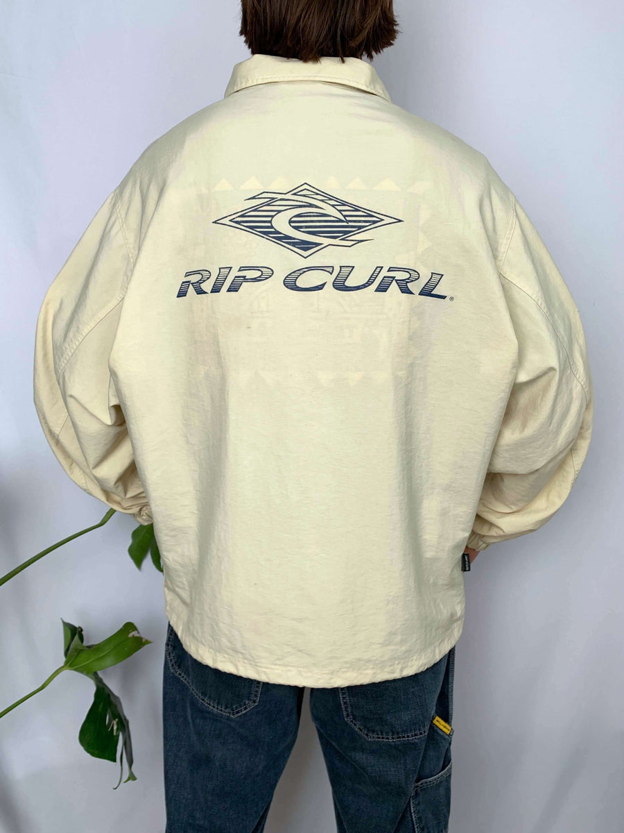 90S RIP CURL BIG GRAPHIC SPRAY JACKET - XL