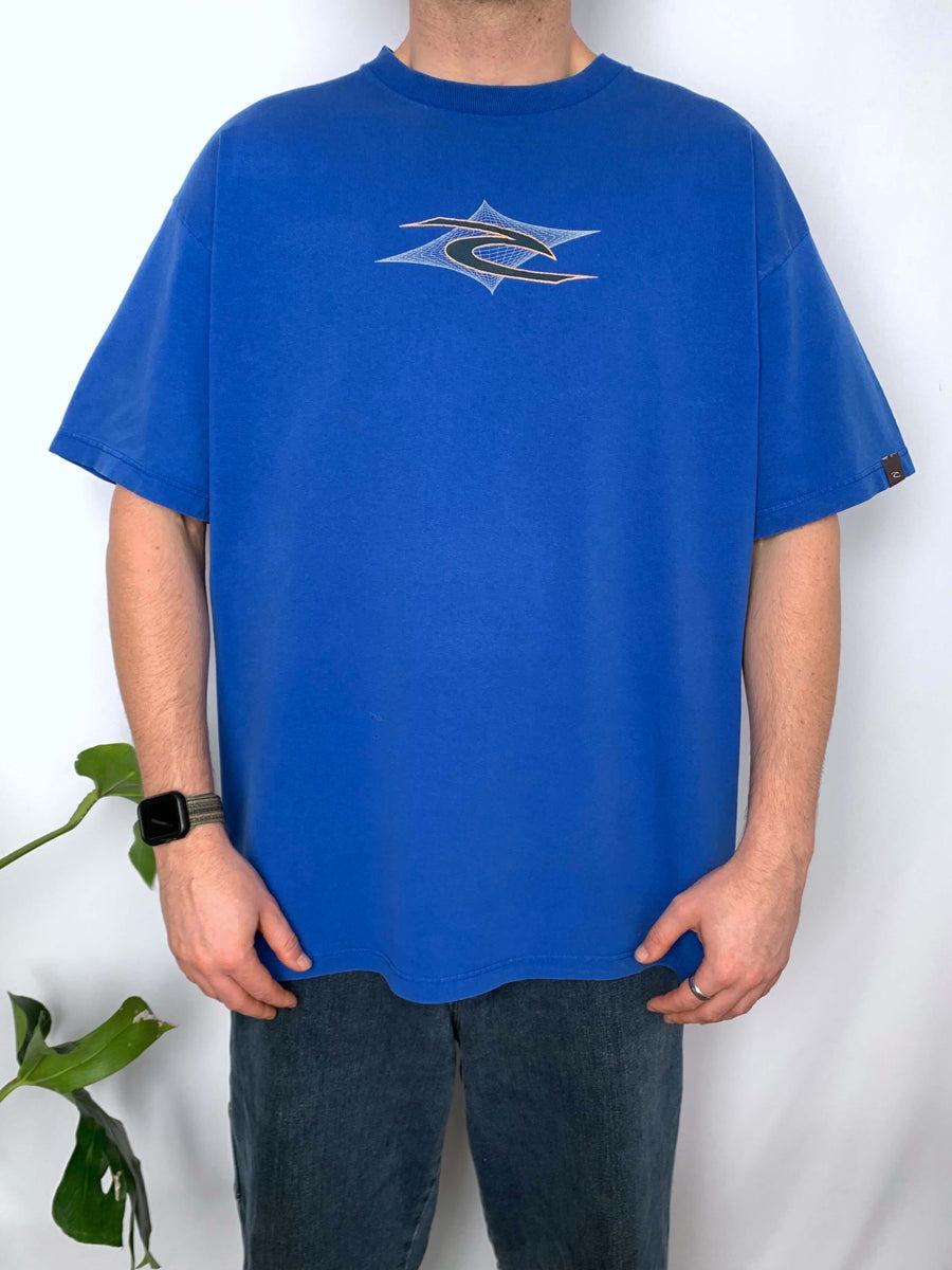 90S RIP CURL BIG LOGO TEE - XL