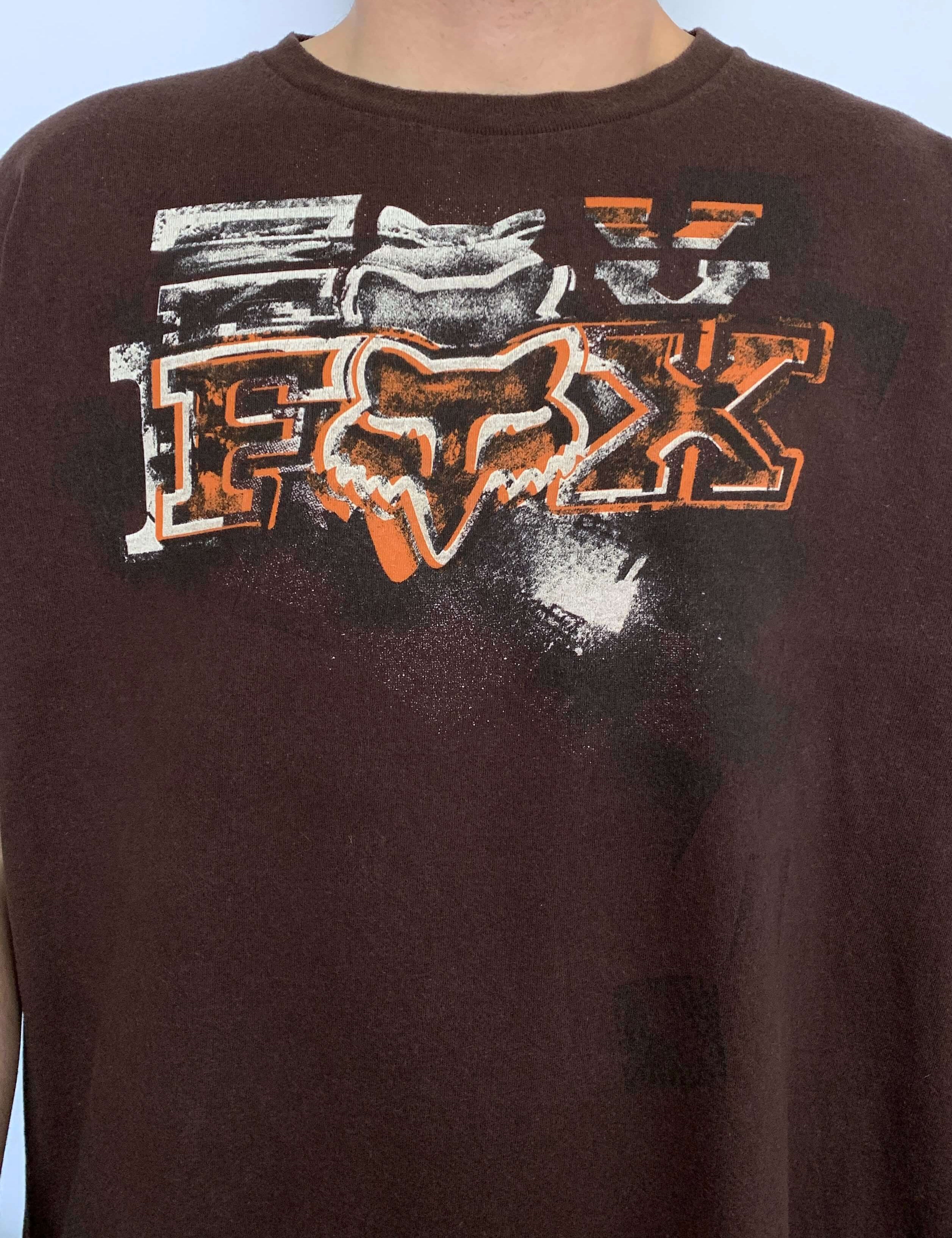 VINTAGE FOX FRONT HIT TEE - XL