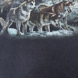 THICK FADED VINTAGE WOLVES TEE - L/XL
