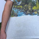 1993 WILDIFE GRAPHIC TEE - L