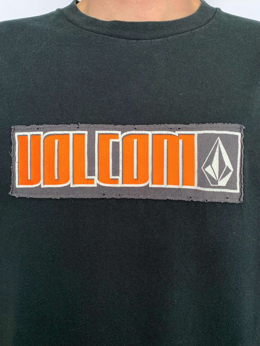 FADED VINTAGE VOLCOM SPELLOUT TEE - L