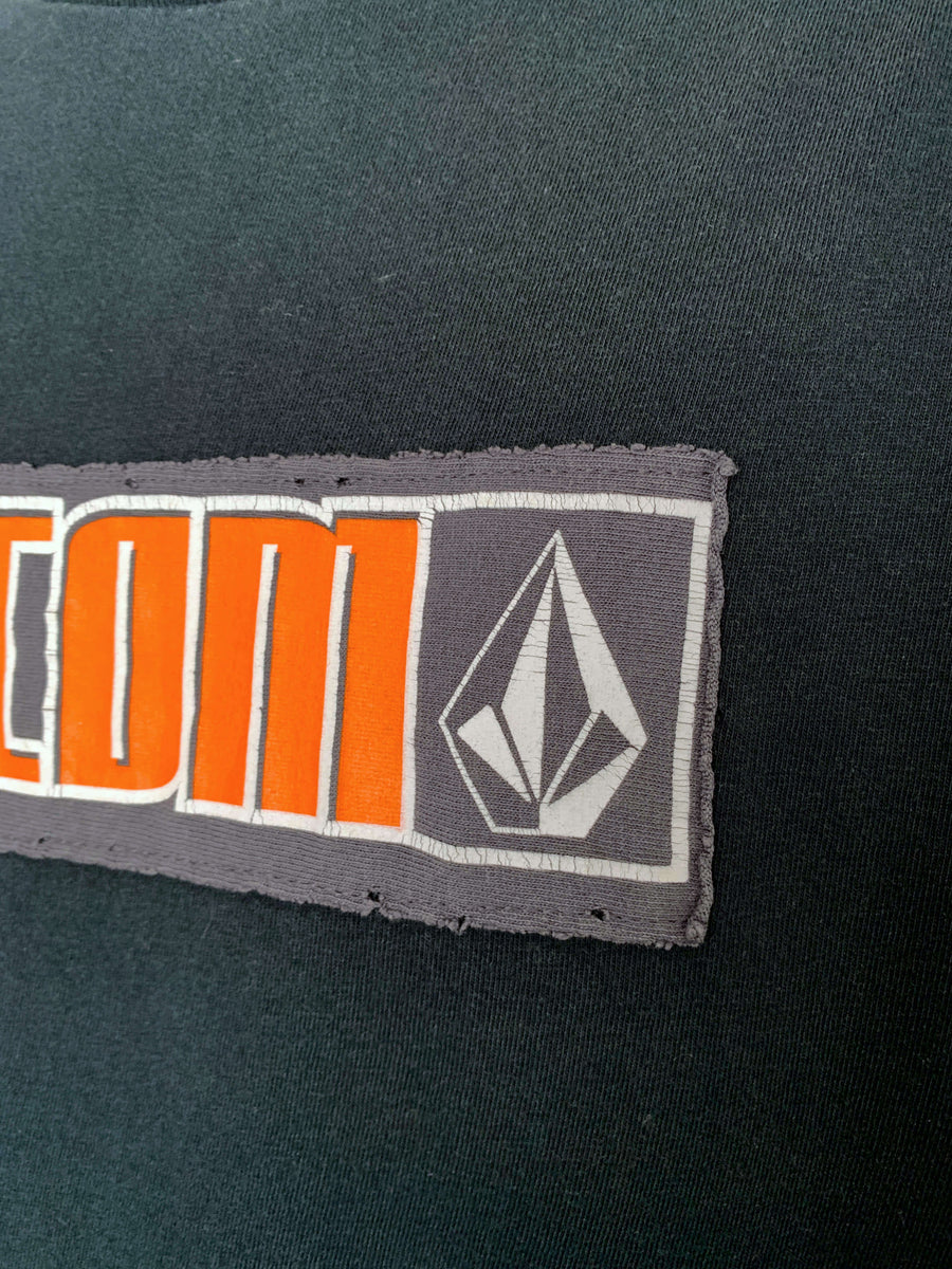 FADED VINTAGE VOLCOM SPELLOUT TEE - L
