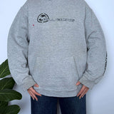 VINTAGE BILLABONG FRONT HIT HOODIE - S