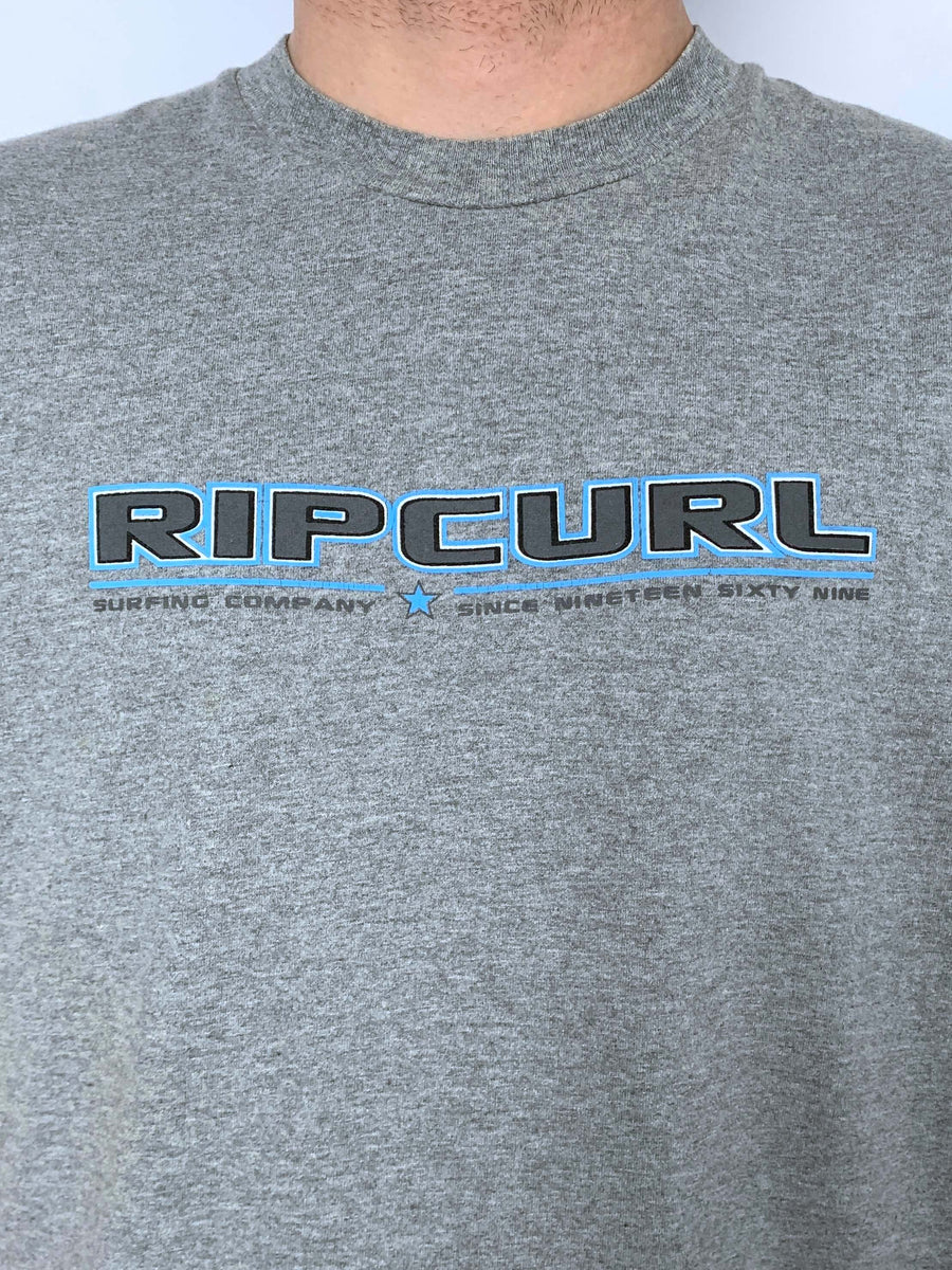 VINTAGE RIP CURL BIG GRAPHIC TEE - L/XL