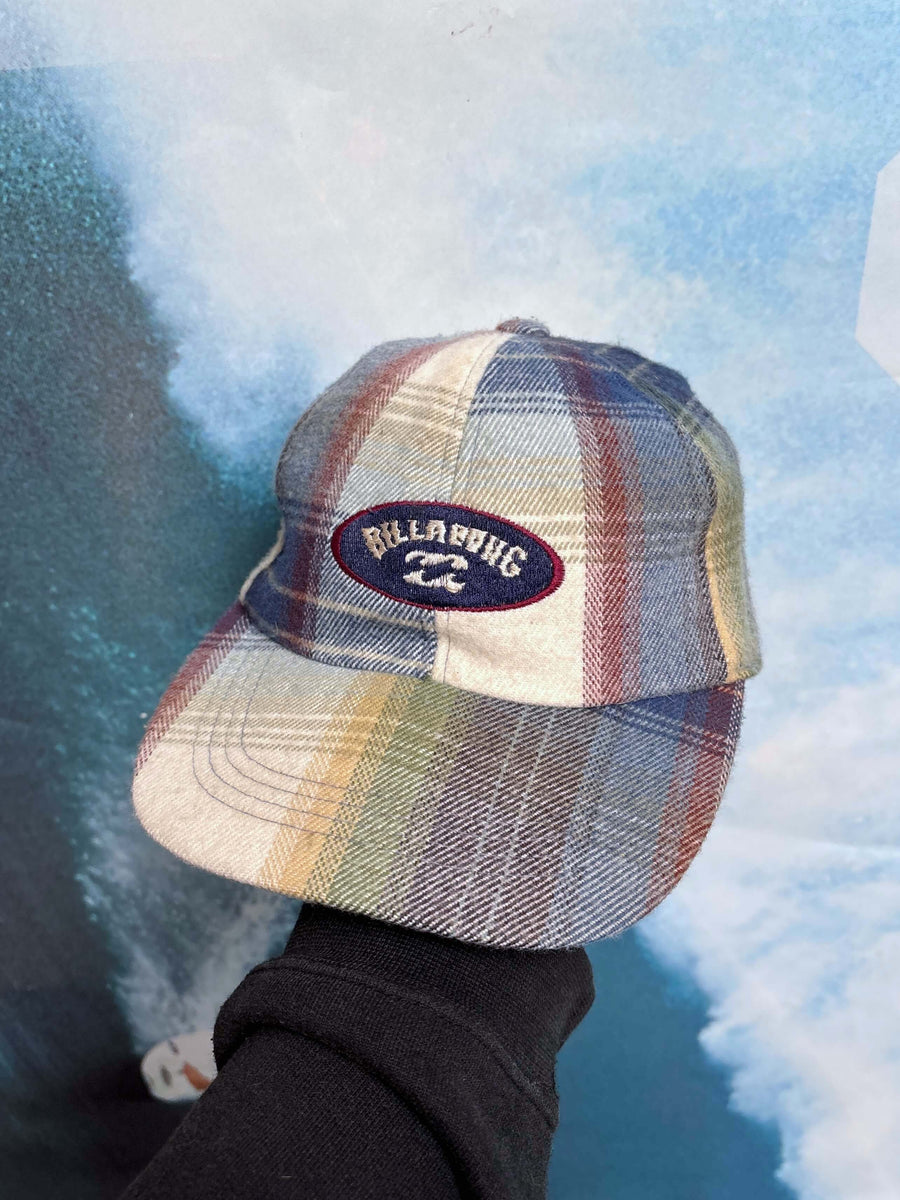 90S BILLABONG EMBROIDERED FLANNEL HAT