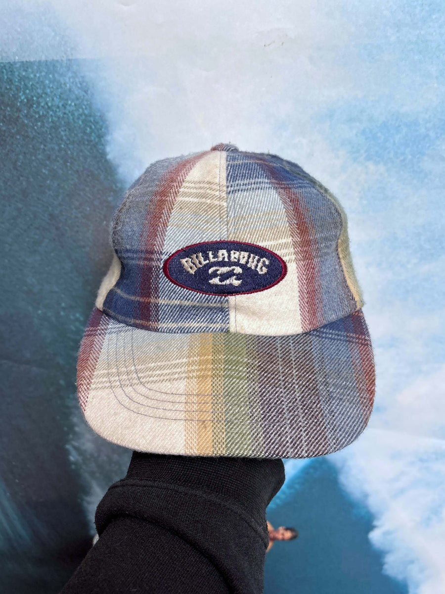 90S BILLABONG EMBROIDERED FLANNEL HAT