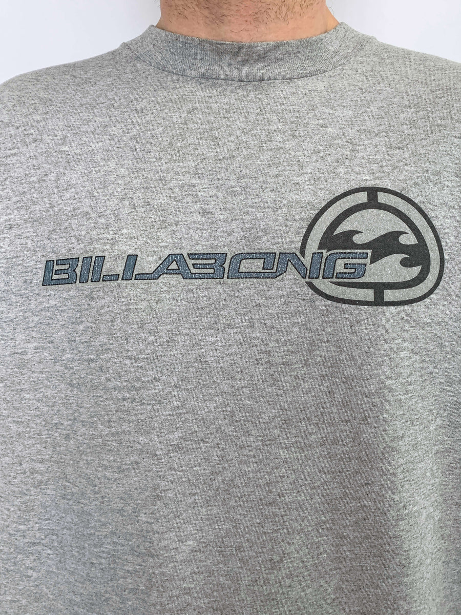 VINTAGE BILLABONG FRONT HIT LONG SLEEVE TEE - L