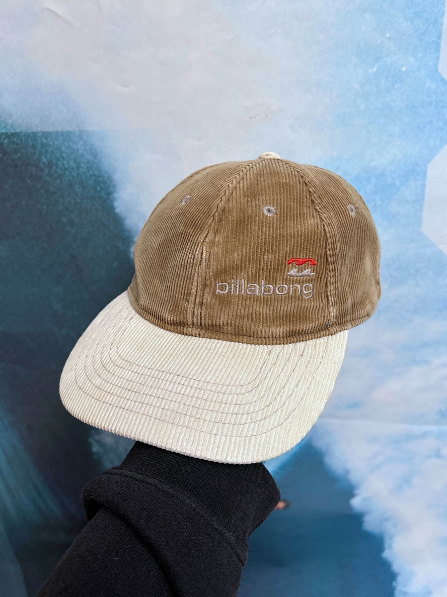 RARE 90S BILLABONG TWO-TONE CORDUROY HAT