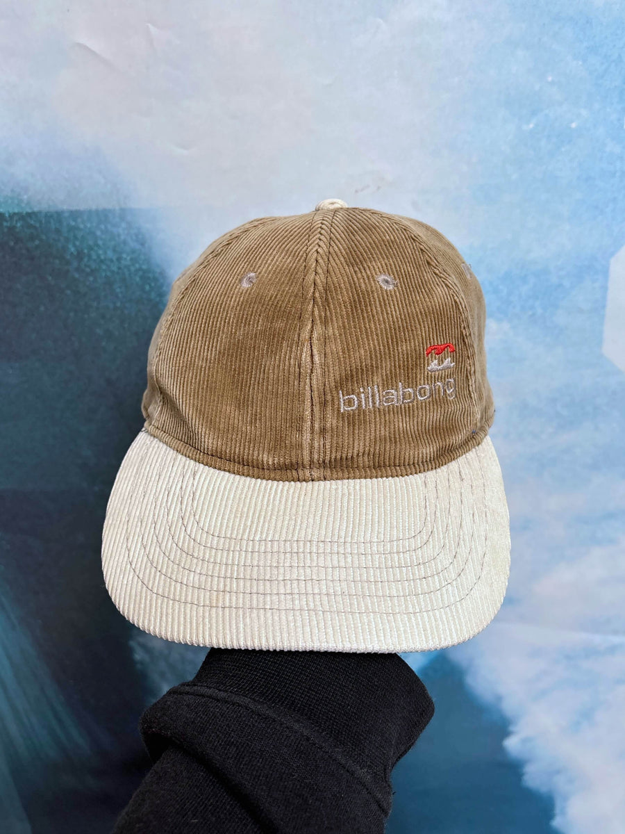 RARE 90S BILLABONG TWO-TONE CORDUROY HAT