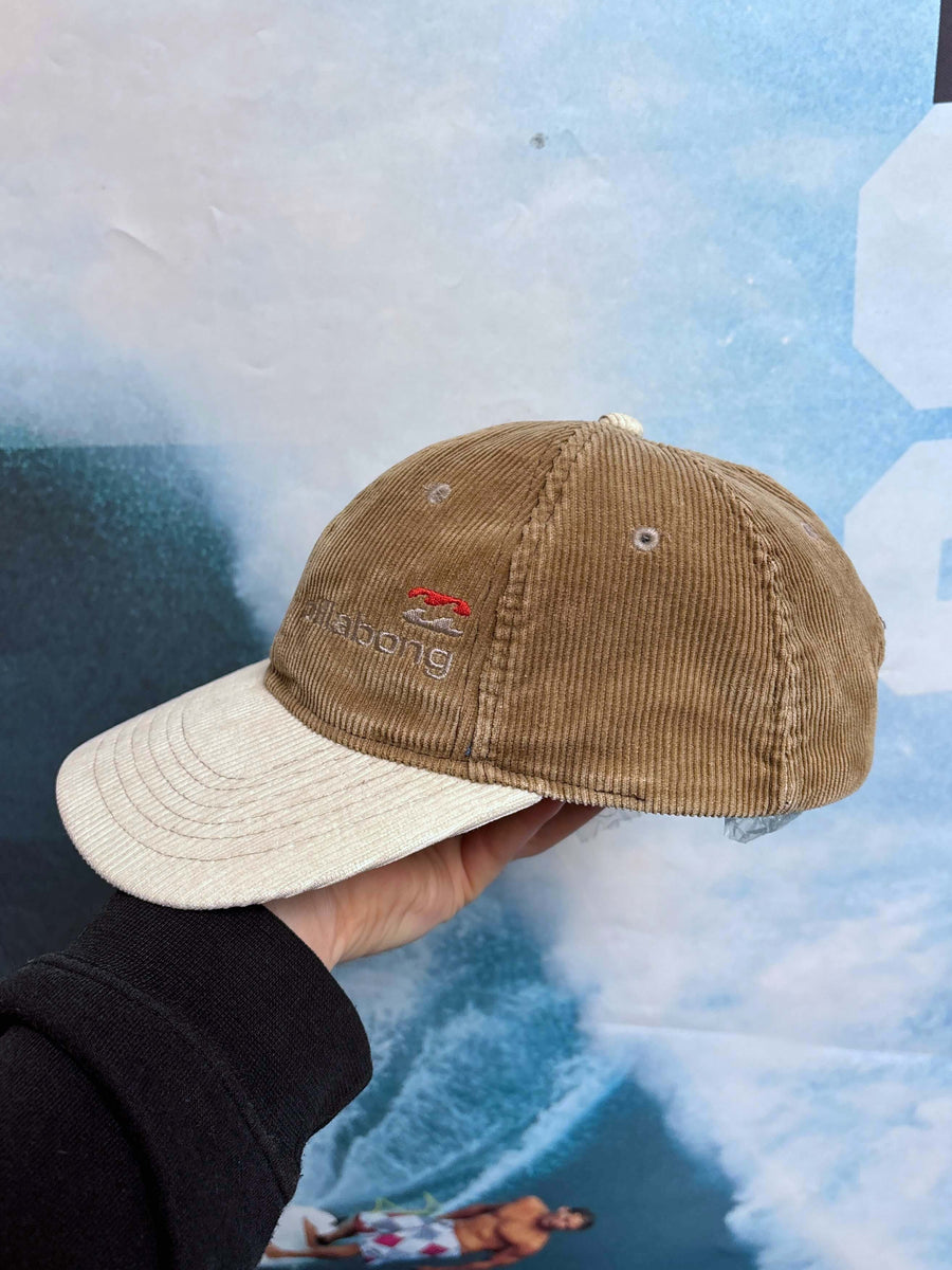 RARE 90S BILLABONG TWO-TONE CORDUROY HAT