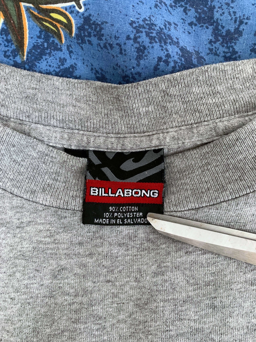 VINTAGE BILLABONG FRONT HIT LONG SLEEVE TEE - L