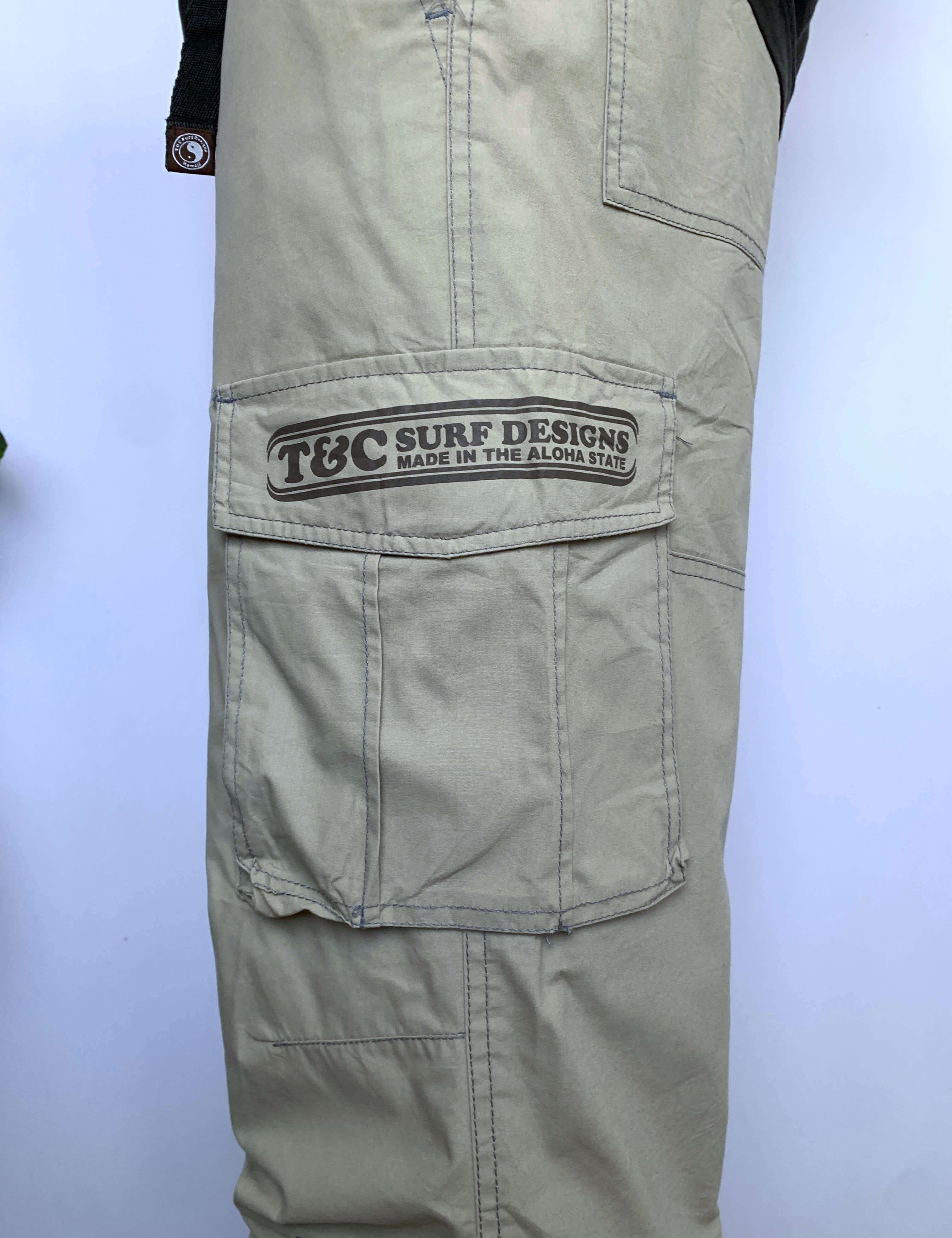 VINTAGE T&C SURF TECHNICAL ZIP-OFF CARGO PANTS - W37*