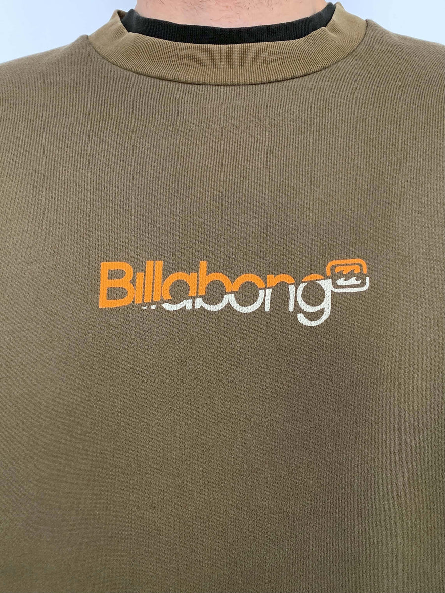 VINTAGE BILLABONG FRONT HIT CREWNECK - L