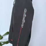 FADED VINTAGE QUIKSILVER LOGO HOODIE - L